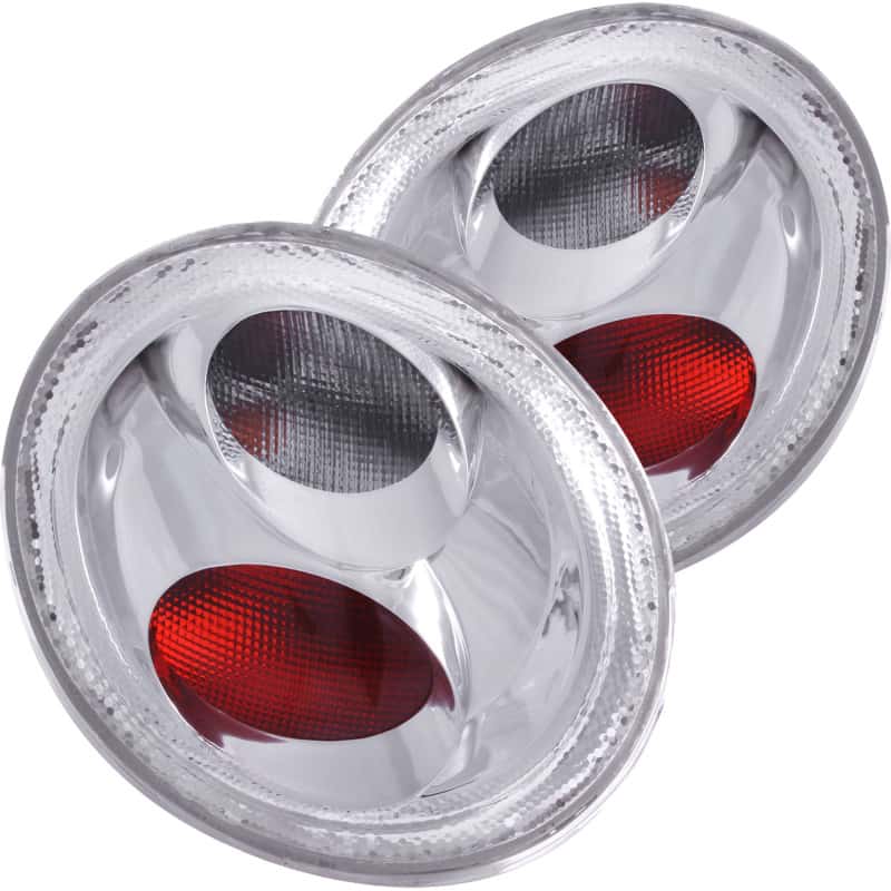 ANZO — ANZO 1998-2005 Volkswagen Beetle Taillights Chrome
TailLightSet - view 2