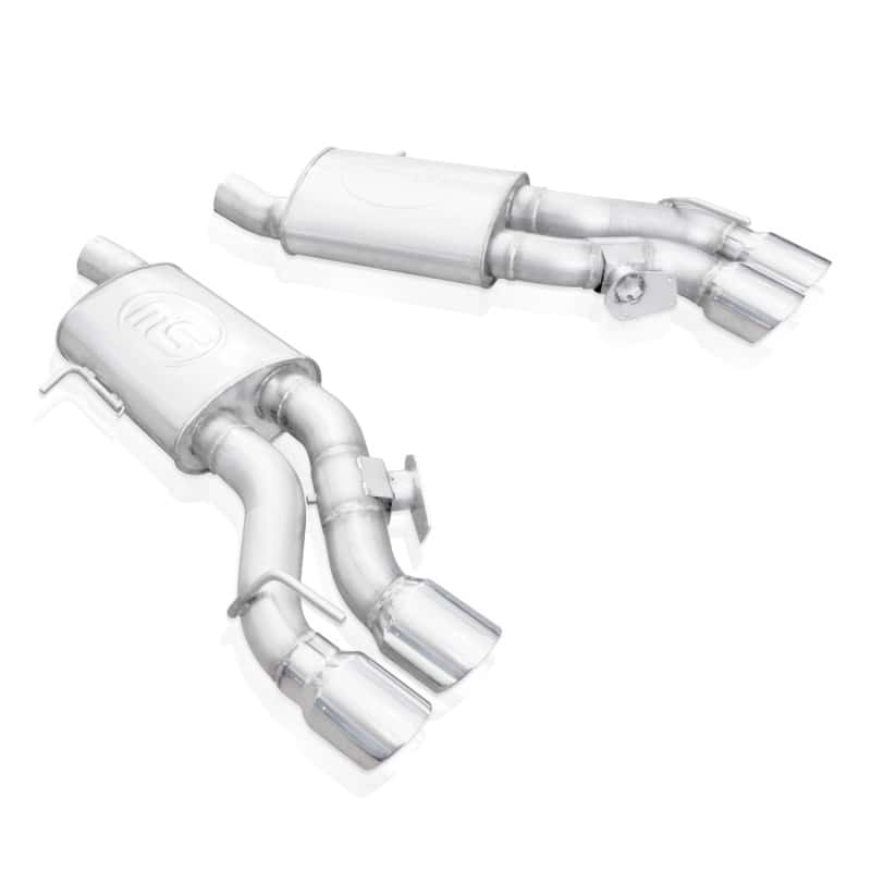 Stainless Works — Stainless Works 2016-18 Cadillac CTS-V Sedan Axle Back System Dual-Mode Turbo Mufflers 4in Tips
Exhaust System - view 2