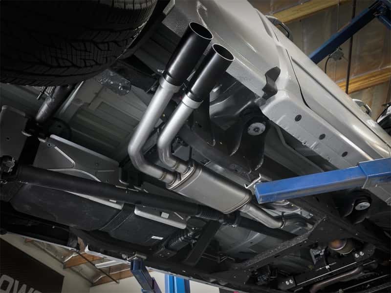 aFe — aFe Rebel Series 3in to 2.5in 409 SS Cat-Back Exhaust w/ Black Tips 09-18 GM Silverado/Sierra 5.4L
Cat-Back Exhaust - view 6