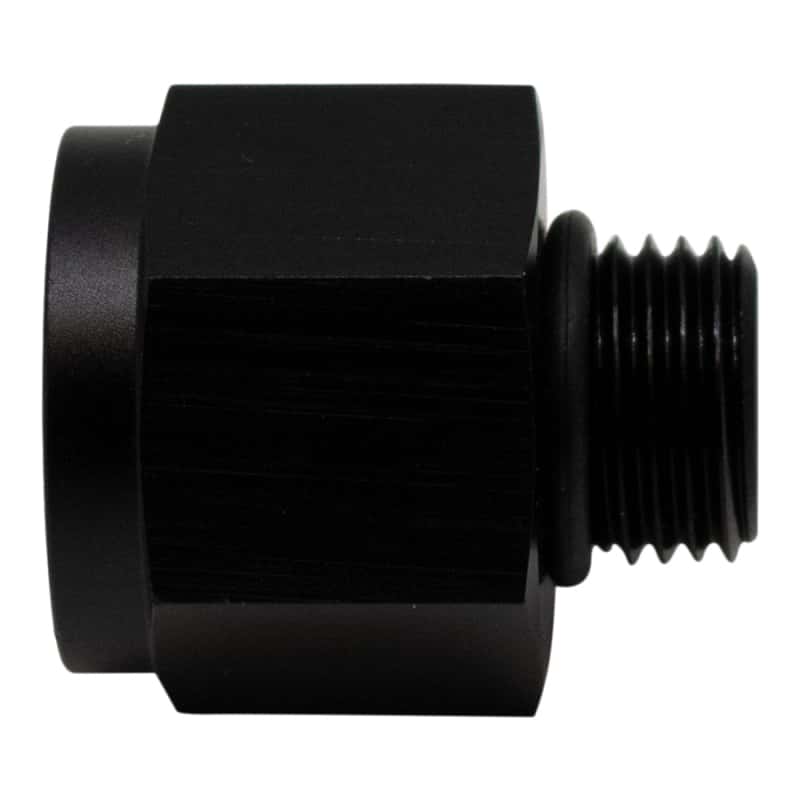 DeatschWerks — DeatschWerks 6AN ORB Male to M18 X 1.5 Metric Female (Incl O-Ring) - Anodized Matte Black
Lines & Fittings - view 1