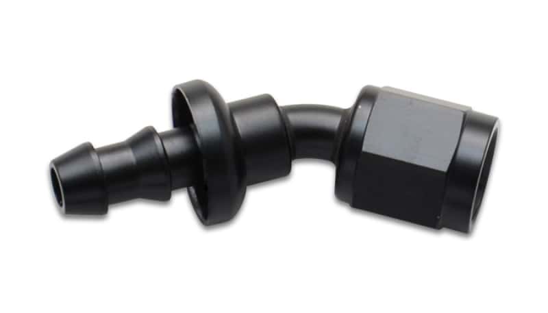 Vibrant — Vibrant Push-On 30 Degree Hose End Elbow Fitting Size -10AN
10AN30DegPushOnHsEnd
-10AN30DegPush-OnFtg
AN Fitting - view 2
