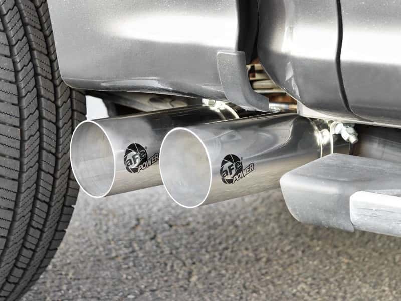 aFe — aFe Rebel 3in 409 SS Cat-Back Exhaust 2021 Ford F-150 V6 2.7L/3.5L (tt)/V8 5.0L w/ Polished Tips
Cat-Back Exhaust - view 7