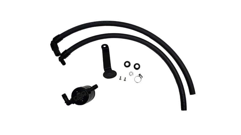 J&L — J&L 22-25 Toyota Tundra, 23-25 Sequoia 3.5L Turbo Oil Separator 3.0 Driver Side - Black Anodized
Oil Separator - view 1