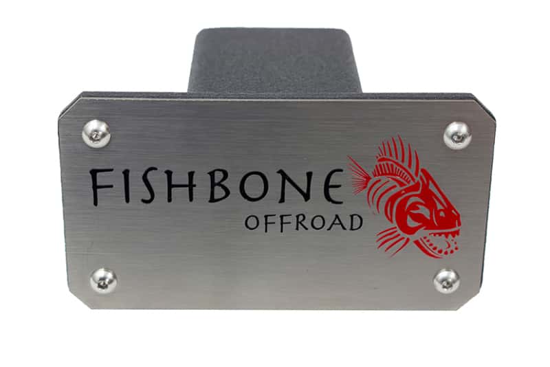 Fishbone Offroad — Fishbone Offroad Hitch Cover - 2In Hitch - Black Powdercoated Steel - view 2