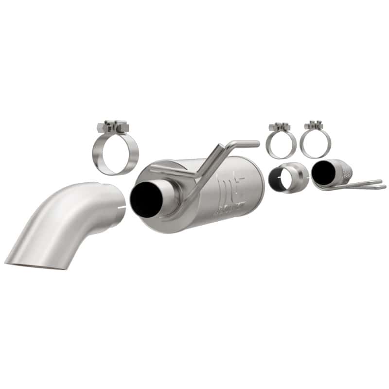 Magnaflow — MagnaFlow Cat-Back, SS, 2.5/3in, Turn Down In Front Rear Tire 2015 Ford F150 2.7L V6T Ext Cab
Cat-Back - view 31