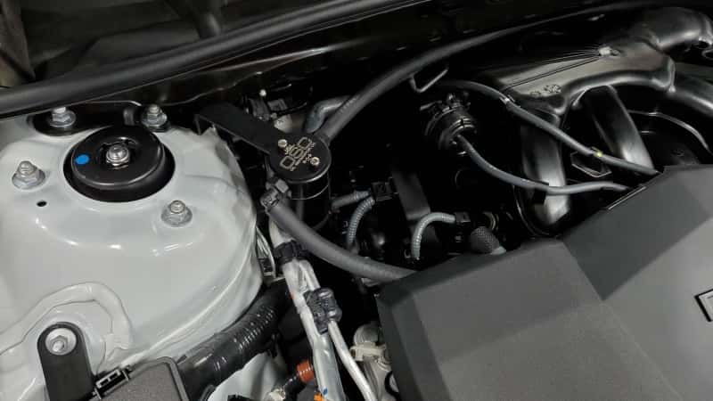 J&L — J&L 18-24 Toyota Camry 3.5L V6 Oil Separator 3.0 Passenger Side - Black Anodized
Oil Separator - view 2
