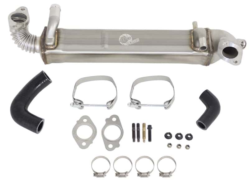 aFe — aFe Power BladeRunner EGR Cooler Vertical 08-10 Ford Diesel Trucks V8-6.4L (td)
Vertical EGR Cooler - view 6