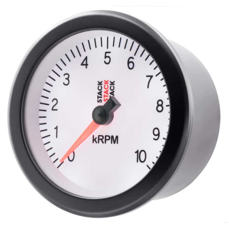 AutoMeter — Autometer Stack Sport 88mm 0-10K RPM Tachometer - White
TACH SPORT WT 10KRPM - view 3