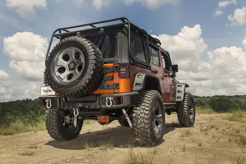 Rugged Ridge — Rugged Ridge Spartacus Rear Bumper Black 07-18 Jeep Wrangler
Spartacus Bumper
Bumper- Rear - view 5