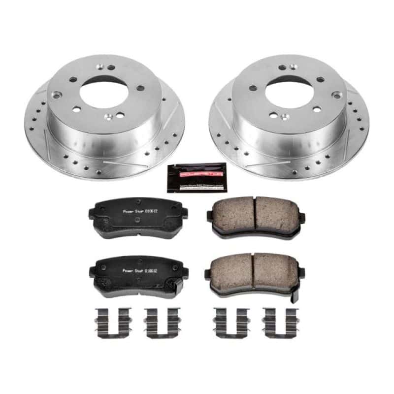 PowerStop — Power Stop 10-13 Kia Forte Rear Z23 Evolution Sport Brake Kit - view 1
