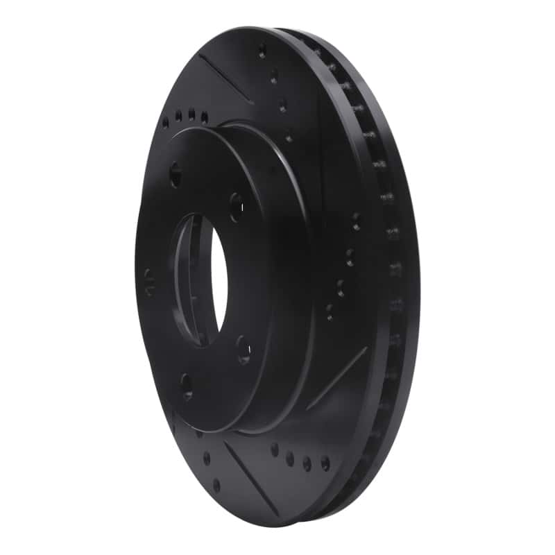 R1 Concepts — R1 79-98 Buick Riviera Rear/Front Right Drilled & Slotted Black Brake Rotor
R1 Brake Rotor Drill - view 2