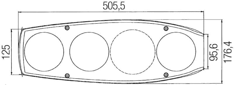 Hella — Hella Lamp Srbblzr Smlr Rh Mg12 2Vp (MOQ 10)
Tail Lamp Assy - view 4