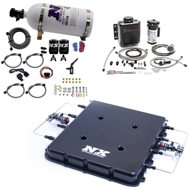 Nitrous Express — Nitrous Express Nitrous & Water Injection Kit w/Billet LT4 Supercharger Lid w/10lb Bottle
Injection System Kit
N2OSys - view 1