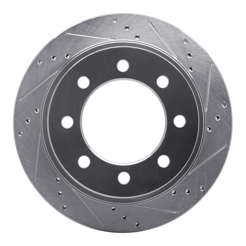 R1 Concepts — R1 03-08 Dodge Ram 4000 (Mexico) Rear Right Drilled & Slotted Silver Brake Rotor
R1 Brake Rotor Drill - view 1
