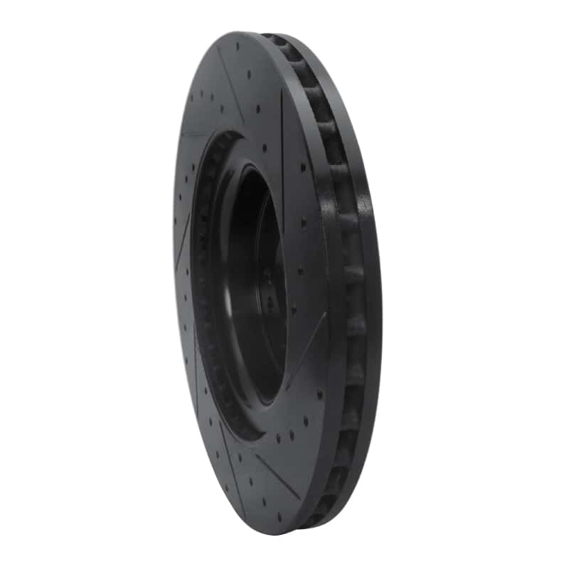 R1 Concepts — R1 13-19 Mercedes-Benz GLE400 Front Left Drilled & Slotted Black Brake Rotor
R1 Brake Rotor Drill - view 4