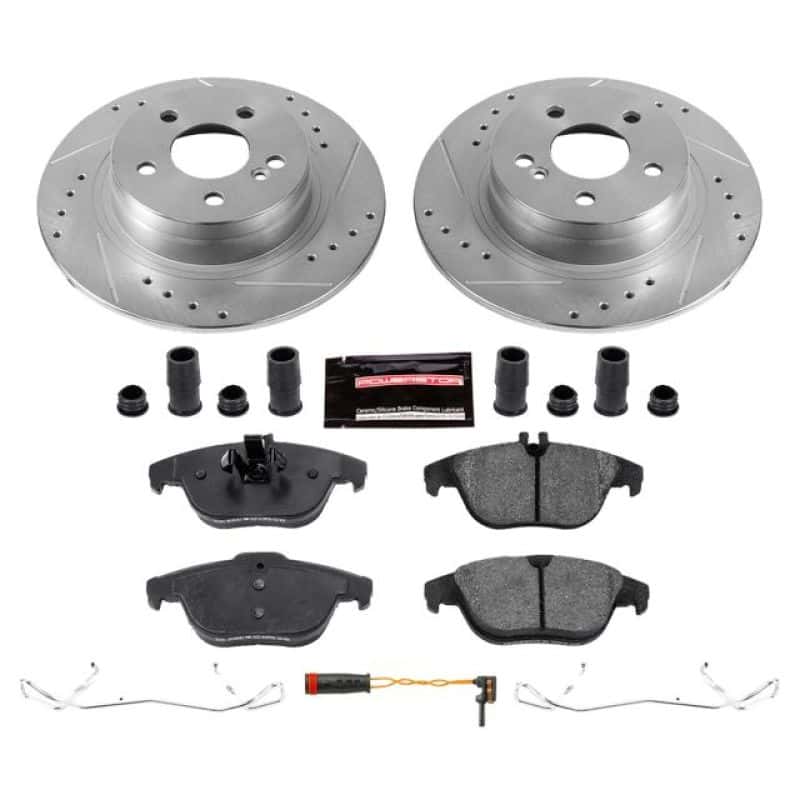 PowerStop — Power Stop 12-15 Mercedes-Benz C250 Rear Z23 Evolution Sport Brake Kit - view 1