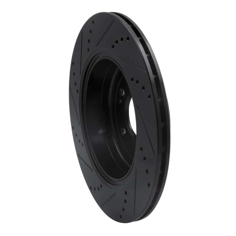 R1 Concepts — R1 10-16 Hyundai Genesis Coupe Rear Right Drilled & Slotted Black Brake Rotor
R1 Brake Rotor Drill - view 4