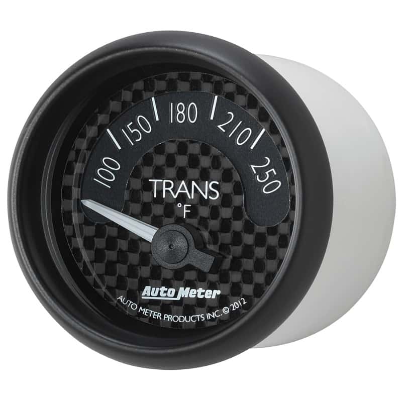 AutoMeter — Autometer GT Series 52mm Short Sweep Electronic 100-250 Deg F Transmission Temperature
2-1/16" TRANS TEMP, - view 8