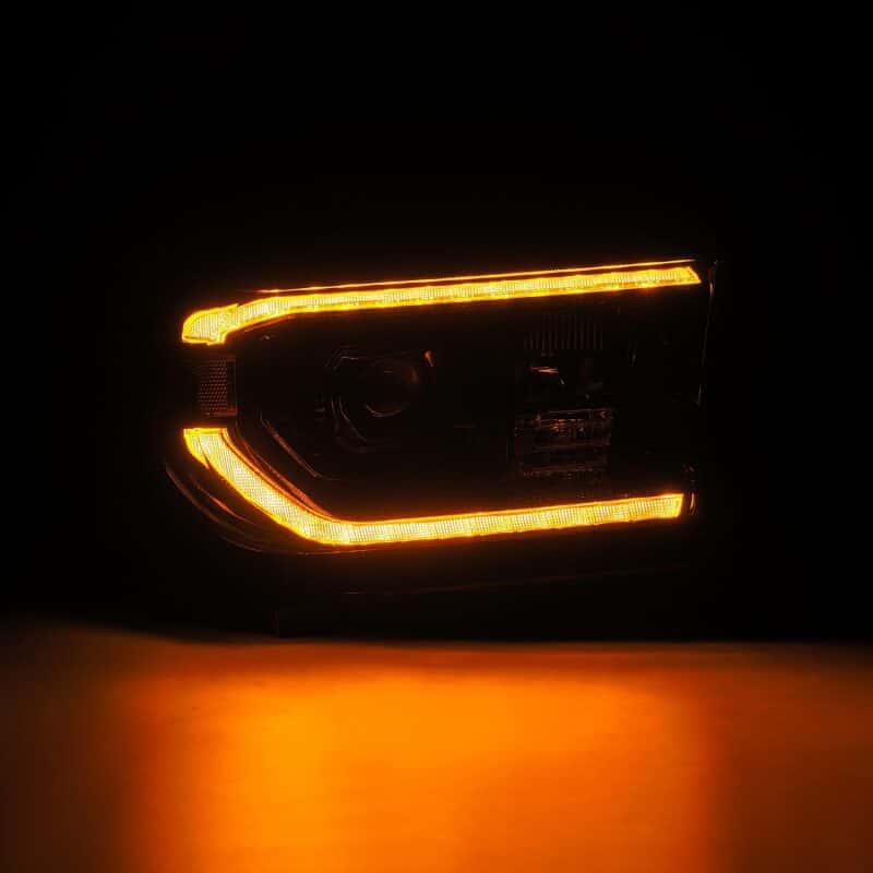 AlphaRex — AlphaRex 07-13 Toyota Tundra / 08-17 Sequoia LUXX-Series LED Proj HL Blk w/Actv Lgt Seq. Sig + DRL
Projector Headlights - view 3