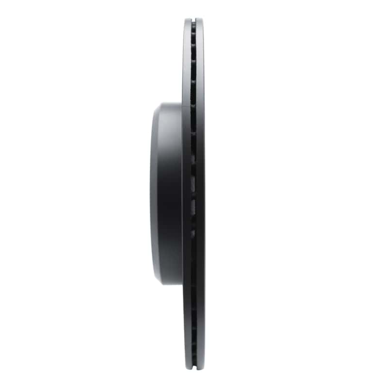 R1 Concepts — R1 -25 Subaru Ascent Rear Left Drilled & Slotted Black Brake Rotor
R1 Brake Rotor Drill - view 3