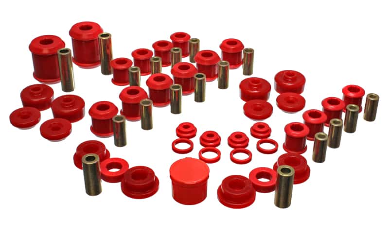 Energy Suspension — Energy Suspension 95-99 Mitsubishi Eclipse FWD/AWD Red Hyper-flex Master Bushing Set
Master Bushing Kit - view 5