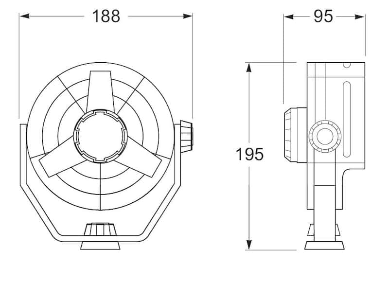 Hella — Hella Fan Turbo 2Speed 12V Wht - view 6