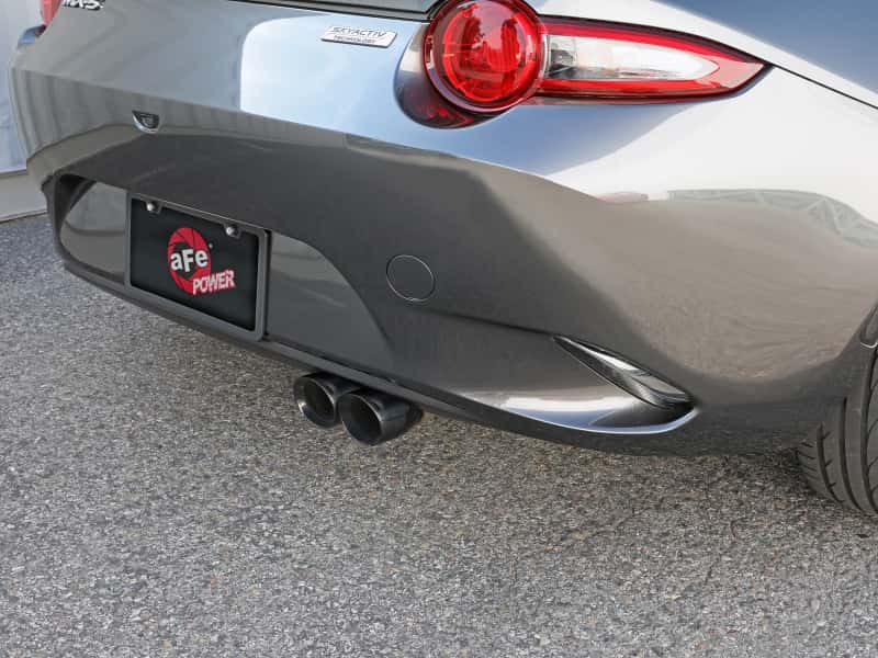 aFe — aFe Takeda 2-1/2in 304 SS Axle-Back Exhaust w/ Polished Tip 16-19 Mazda Miata L4 2.0L
Axle-Back Exhaust - view 2
