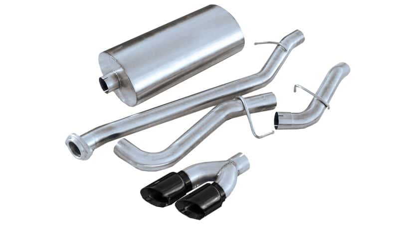 CORSA Performance — Corsa 1999-2006 GMC Sierra 4.8L V8 3in Cat-Back Single Side w Twin 4in Black Pro-Series Tips
Exhaust - view 3