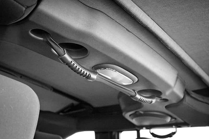 Rugged Ridge — Rugged Ridge Rear Dual Grab Strap Black 07-18 Jeep Wrangler Unlimited JK
Interior Grab Bar
Grab Strap - view 2