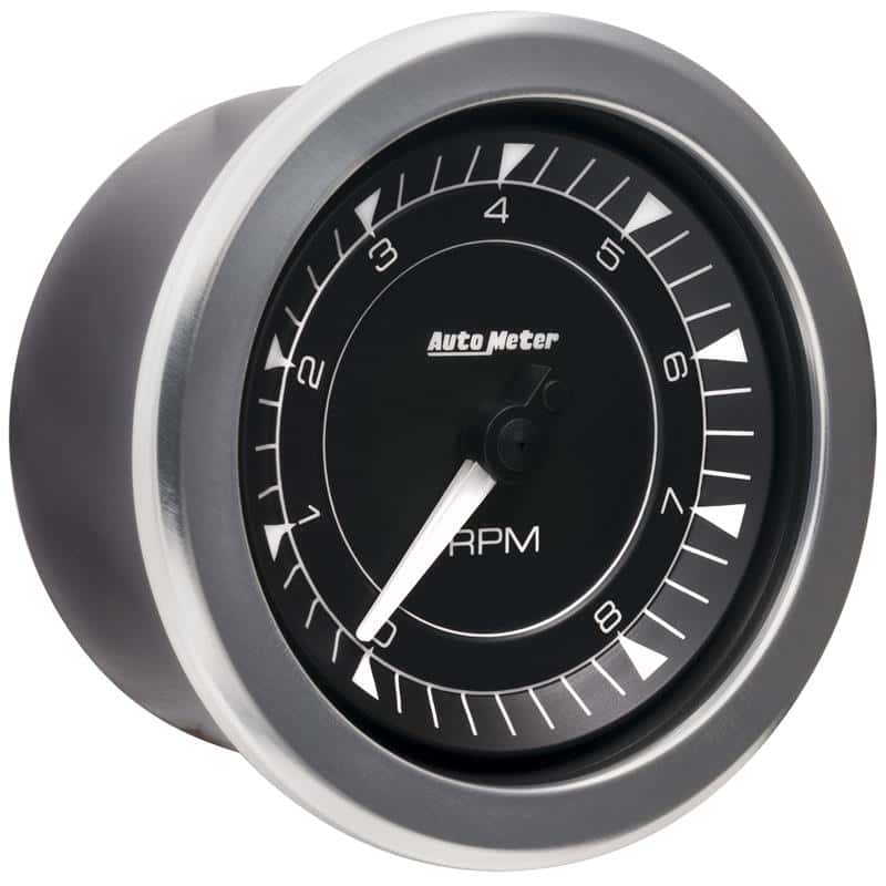 AutoMeter — Autometer Chrono 3-3/8in 10k RPM In Dash Tachometer Gauge
3.4" TACH 8K RPM CHR - view 6