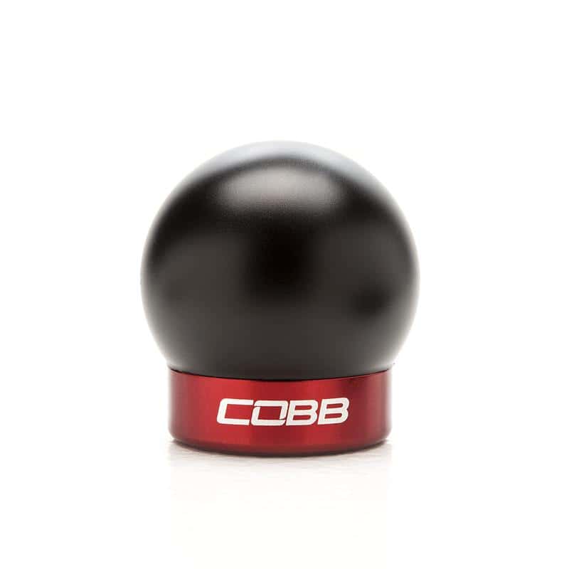 COBB — Cobb Ford Mustang Shift Knob Black with Red Base - view 2