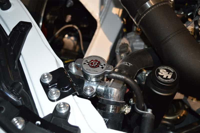 CSF — CSF 13+ BRZ / 13-20 Toyota 86 / 22+ GR86 Aluminum Filler Neck w/ High Pressure Radiator Cap
CSF Filler Neck - view 5