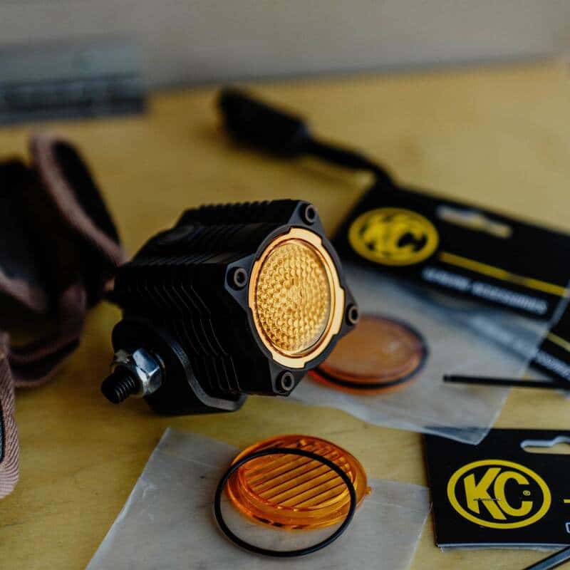 KC HiLiTES — KC HiLiTES FLEX ERA 1 Performance Yellow Flood Beam Lens - view 3