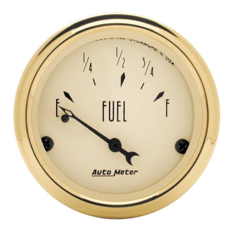 AutoMeter — Autometer Golden Oldies 52mm 73 Empty / 8-12 Full Fuel Level Gauge
2" FUEL LEVEL, 73 E/ - view 2
