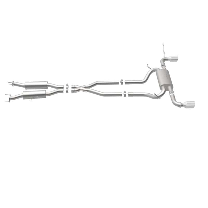 Magnaflow — MagnaFlow Cat-Back SS 2.5in Dual Split Rear 4in Black Tip 11-16 Jeep Grand Cherokee 5.7L V8/3.6L V6
Cat-Back - view 17
