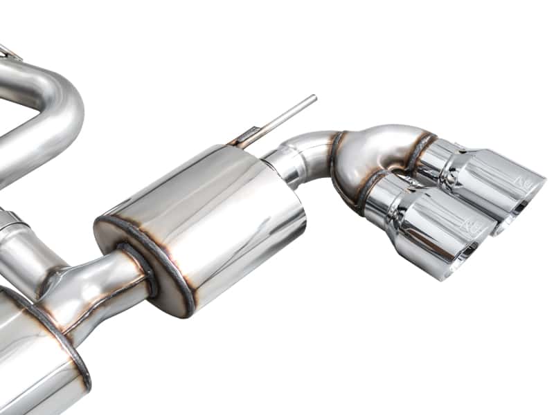 AWE Tuning — AWE MK8 Volkswagen Golf R 3in Touring Edition Quad Exhaust - Chrome Silver Tips
Touring Catback - view 10
