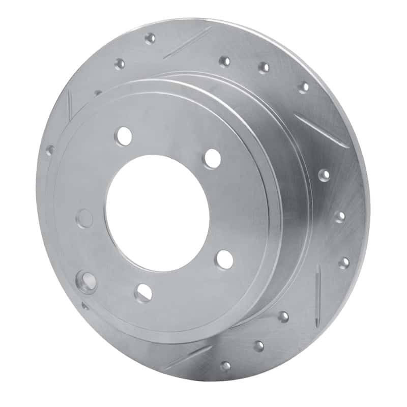 R1 Concepts — R1 07-17 Chrysler 200 Rear Left Drilled & Slotted Silver Brake Rotor
R1 Brake Rotor Drill - view 2
