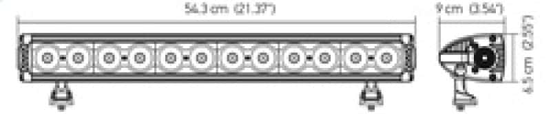 Hella — Hella Value Fit Design 12in LED Light Bar - Combo Beam
Light Bar - view 5