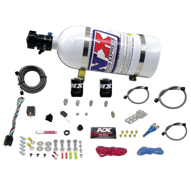 Nitrous Express — Nitrous Express Ford EFI Race Single Nozzle Nitrous Kit (100-250HP) w/10lb Bottle
Injection System Kit
N2OSys - view 1