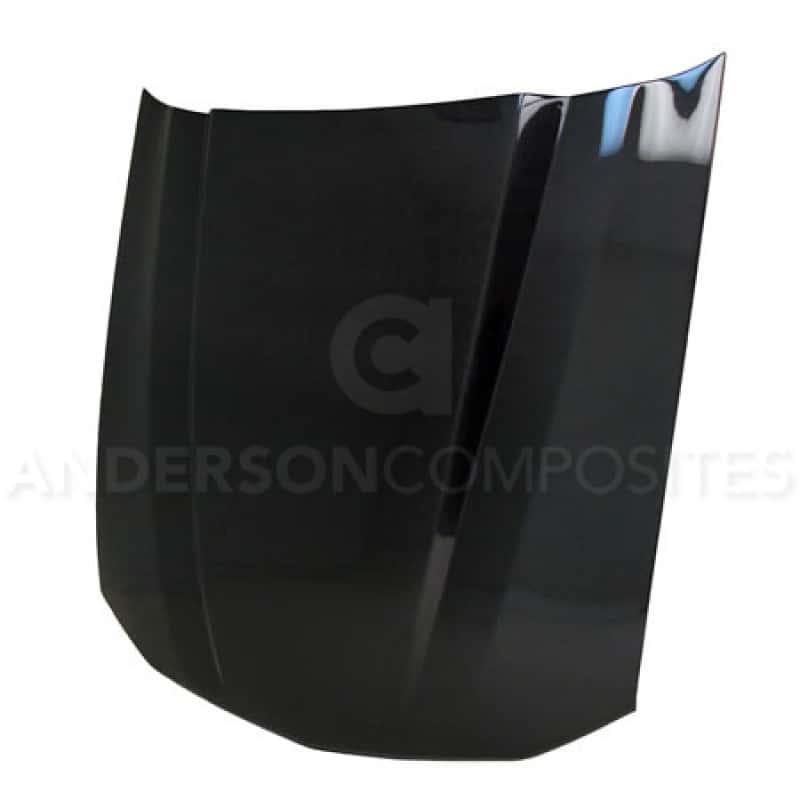 Anderson Composites — Anderson Composites 05-09 Ford Mustang 2.5in Cowl Hood - view 1