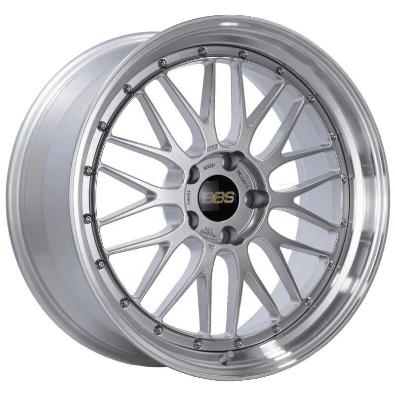BBS — BBS LM 20x9 5x120 ET20 Diamond Silver Center Diamond Cut Lip Wheel -82mm PFS/Clip Required - view 1