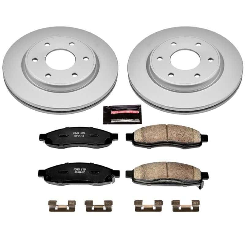 PowerStop — Power Stop 05-07 Infiniti QX56 Front Z17 Evolution Geomet Coated Brake Kit - view 1