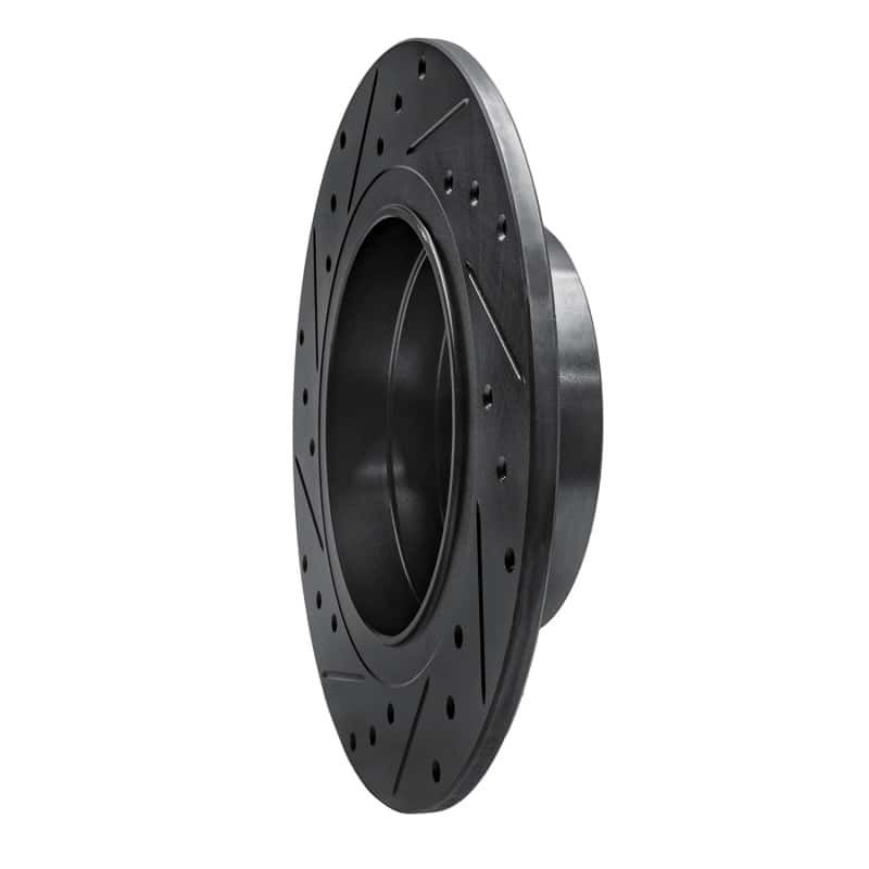 R1 Concepts — R1 08-15 Mercedes-Benz C300 Sedan Rear Right Drilled & Slotted Black Brake Rotor
R1 Brake Rotor Drill - view 4