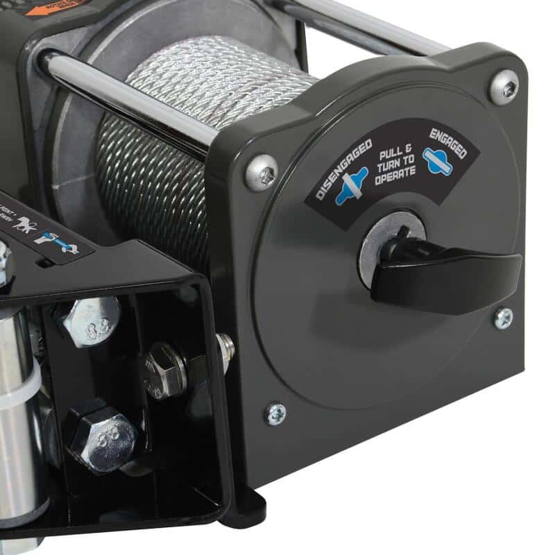 Superwinch — Superwinch 1,500 lbs. 1.1 HP 120V AC 1/8 In x 35ft. Wire Rope - Gray Wrinkle - view 14