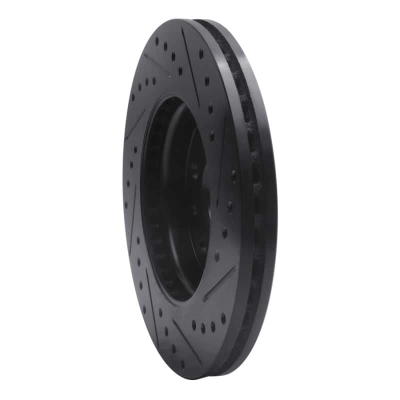 R1 Concepts — R1 11-23 Chevrolet Bolt EUV Front Right Drilled & Slotted Black Brake Rotor
R1 Brake Rotor Drill - view 4
