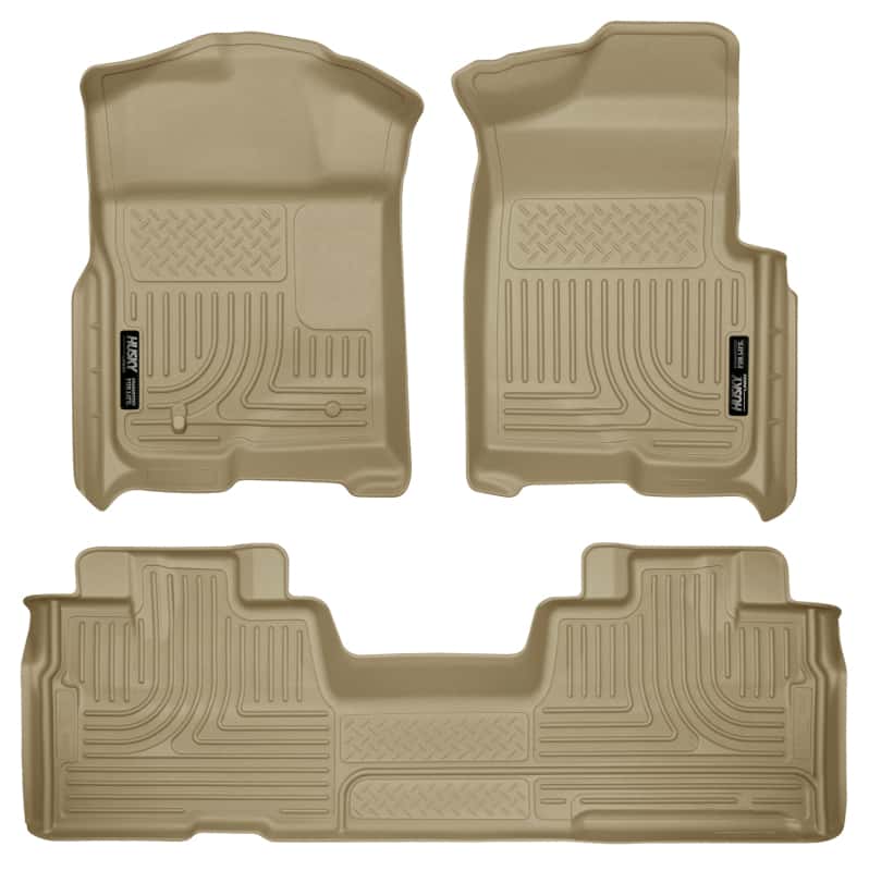 Husky Liners — Husky Liners 09-12 Ford F-150 Super Cab WeatherBeater Combo Tan Floor Liners
Floor Liners - view 1