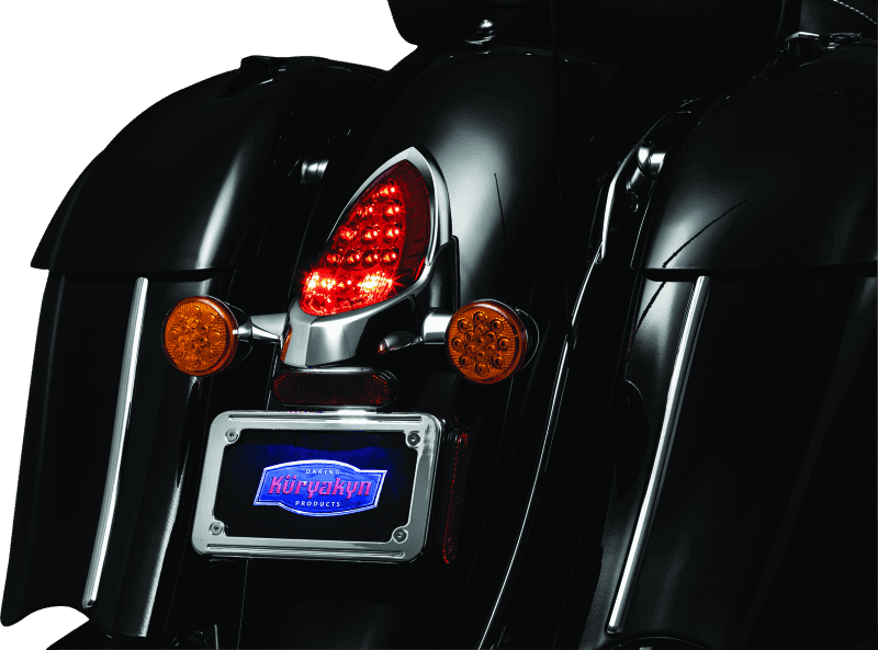 Kuryakyn — Kuryakyn Tail Light Top Trim Indian Models Chrome - view 2