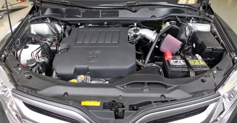 K&N Engineering — K&N 07-10 Toyota Camry V6-3.5L Silver Typhoon Short Ram Intake
Performance Air Inta
Air Intake System - view 3