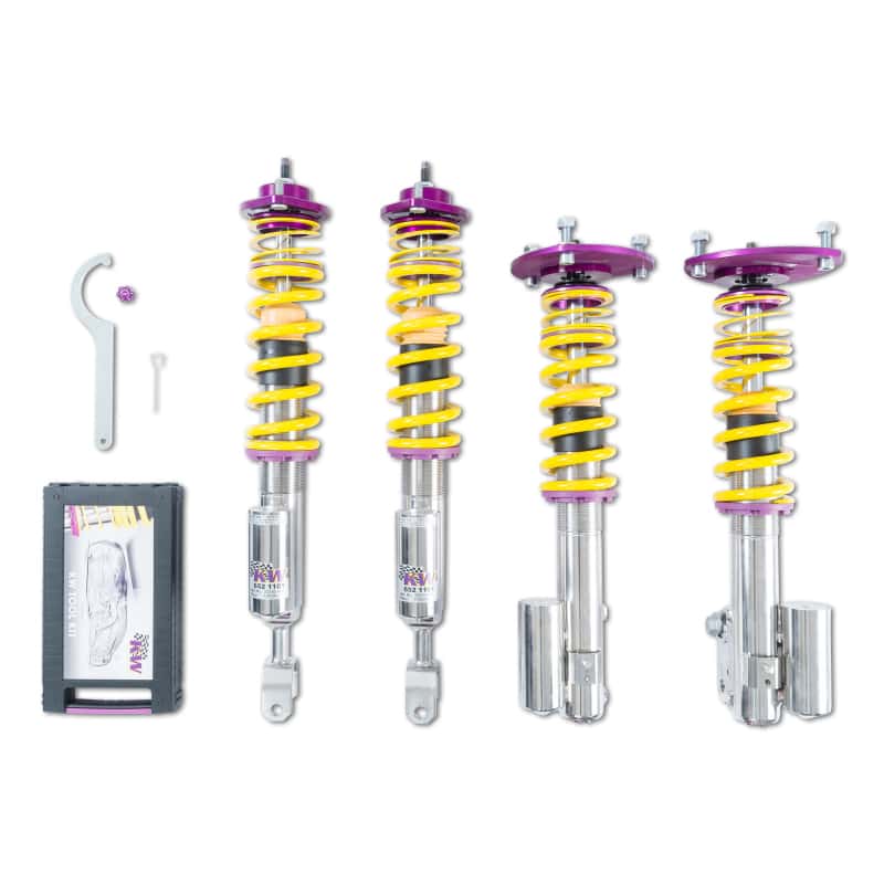 KW — KW Clubsport Kit Mitsubishi Lancer (CT9A) EVO 7 EVO 8/9 (Inc Pillowball FR & Solid RR Upper Mounts)
Coilover Kit - view 2
