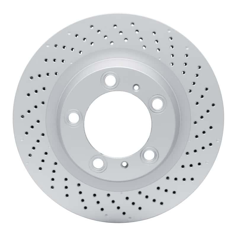 DFC — DFC 12-16 Porsche 911 Right Rear Drilled Brake Rotor - view 1